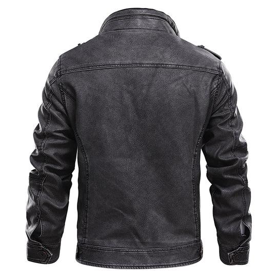 Men's Stand Collar Jacket Twill