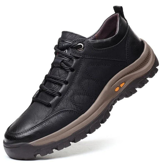 StrideFlex Leather Outdoor Sneakers for Men
