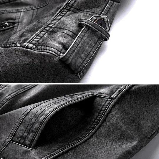 Men's Stand Collar Jacket Twill