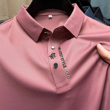 Men's Polo Shirt Wrinkle-Free