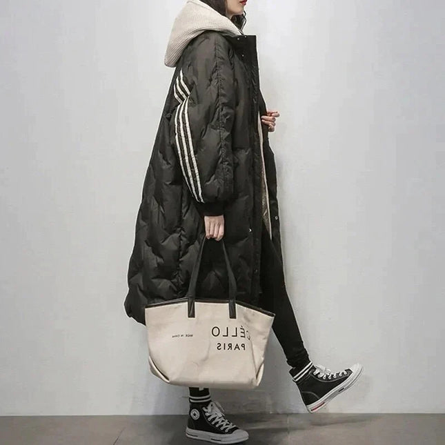 Women's Quilted Long Jacket