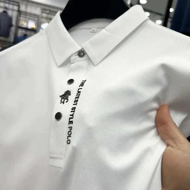 Men's Polo Shirt Wrinkle-Free