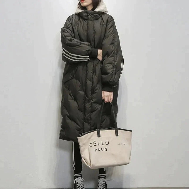 Women's Quilted Long Jacket