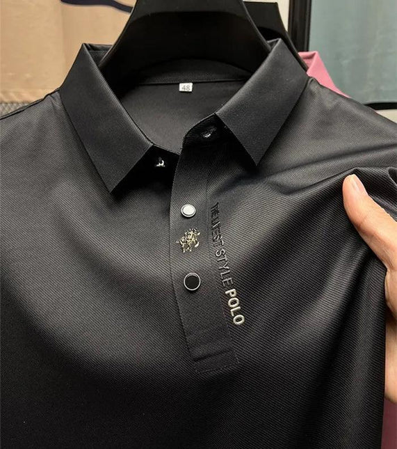 Men's Polo Shirt Wrinkle-Free