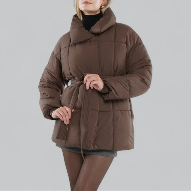 Women's Winter Jacket Belted Style