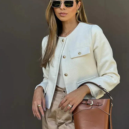 Women's Tailored Fit Tweed Blazer