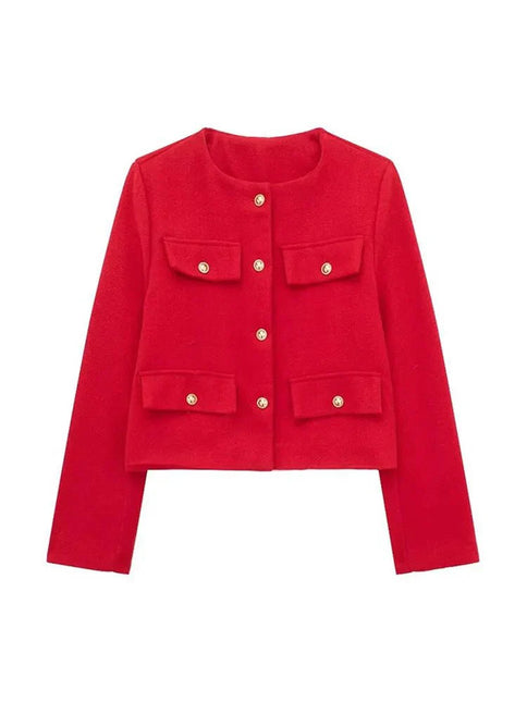 Women's Tailored Fit Tweed Blazer