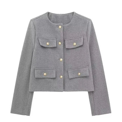 Women's Tailored Fit Tweed Blazer