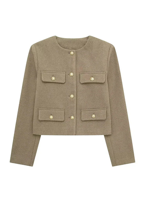 Women's Tailored Fit Tweed Blazer