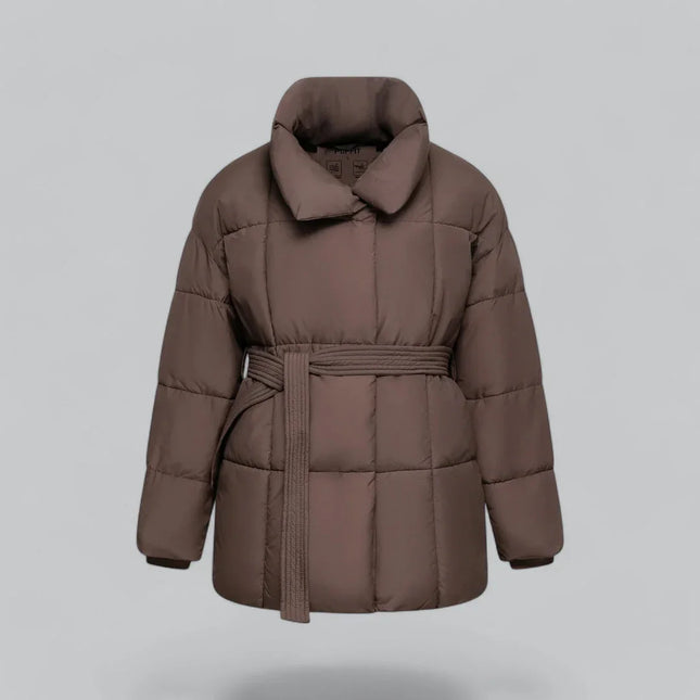 Women's Winter Jacket Belted Style