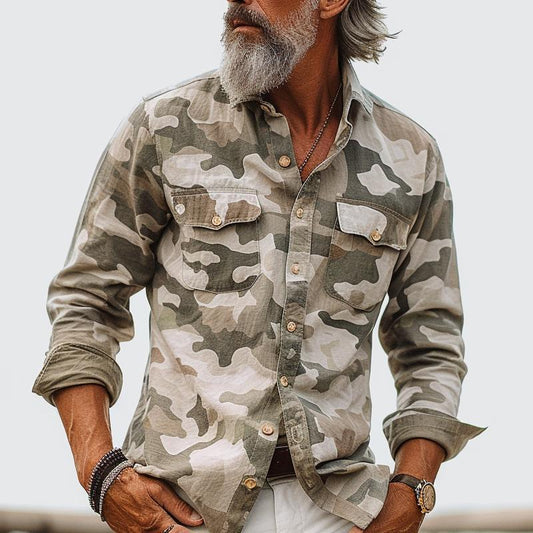 Men's Military Style Shirt
