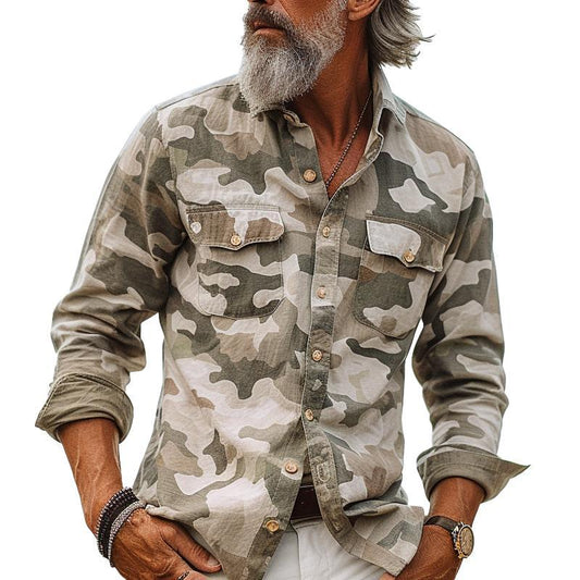 Men's Military Style Shirt
