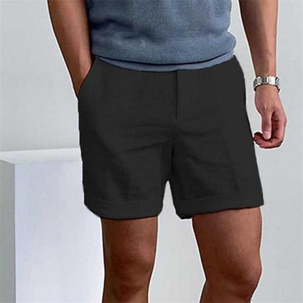 Men's Linen Shorts Relaxed Fit Lightweight Breathable Fabric