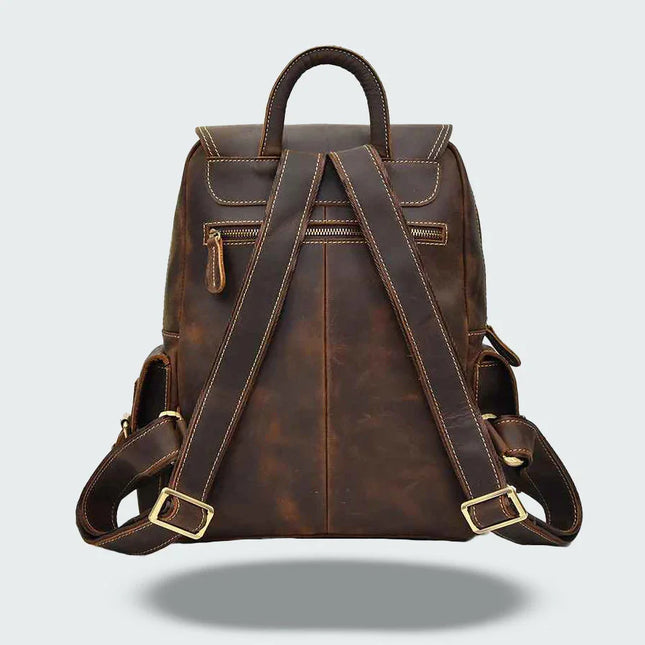 Men's Leather Rucksack High Quality