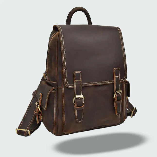 Men's Leather Rucksack High Quality