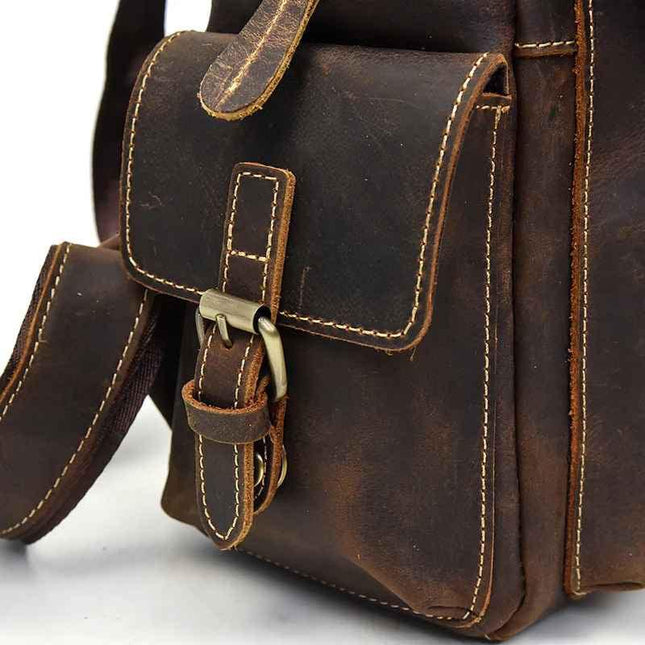 Men's Leather Rucksack High Quality