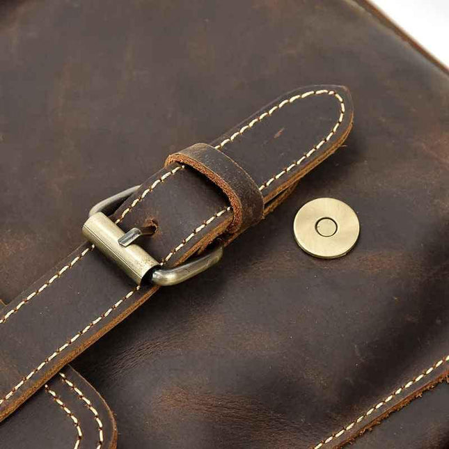 Men's Leather Rucksack High Quality