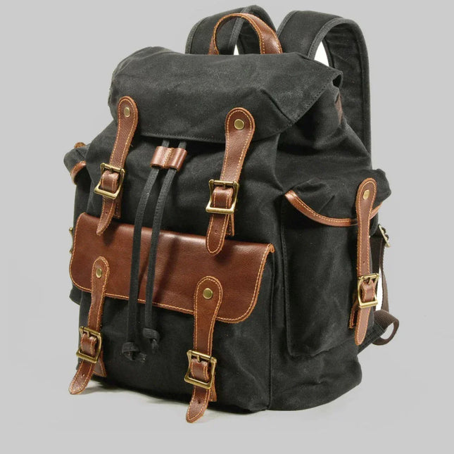 Men's Vintage Canvas Adventure Backpack
