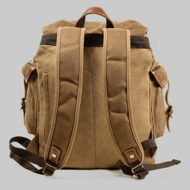 Men's Vintage Canvas Adventure Backpack
