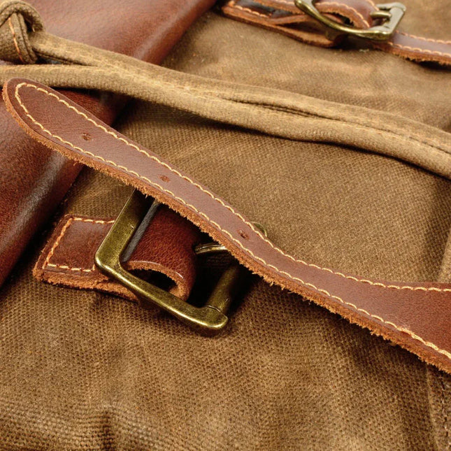 Men's Vintage Canvas Adventure Backpack