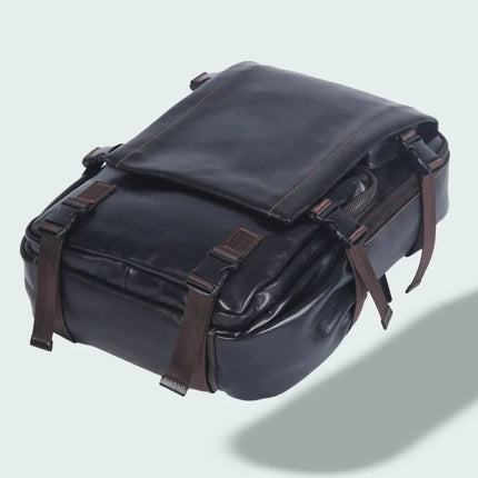Men's Travel Backpack Premium Leather