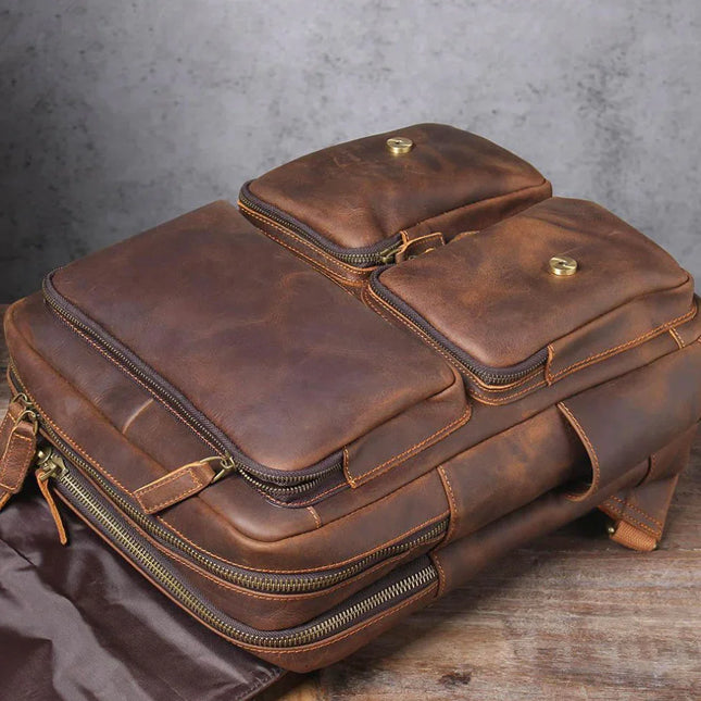 Men's Leather Rucksack Timeless Design