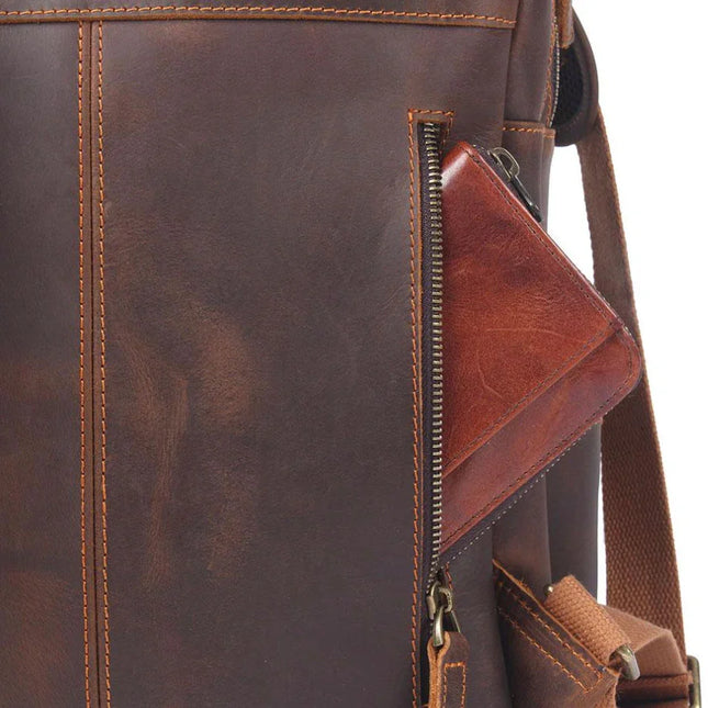 Men's Leather Rucksack Timeless Design