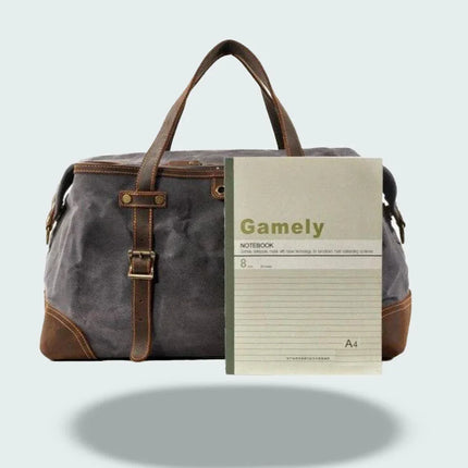 Men's Leather Duffle Bag Sophisticated Design
