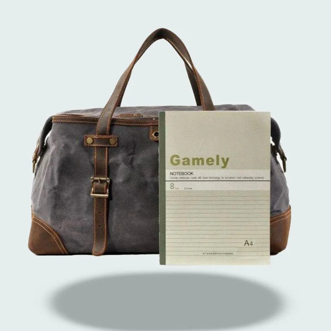 Men's Leather Duffle Bag Sophisticated Design