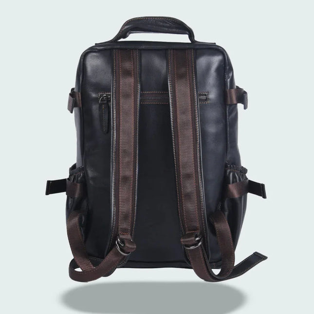 Men's Travel Backpack Premium Leather