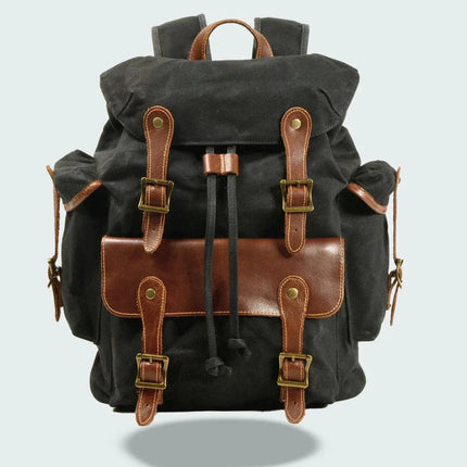 Men's Vintage Canvas Adventure Backpack