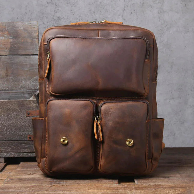 Men's Leather Rucksack Timeless Design