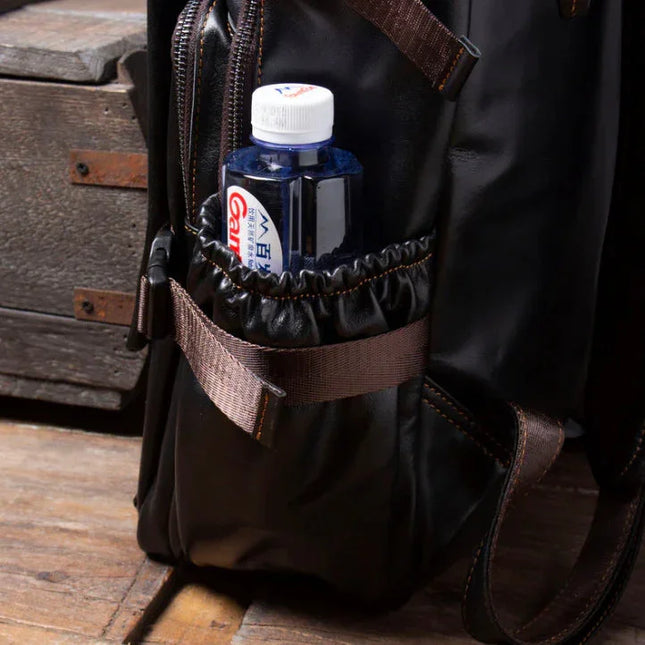 Men's Travel Backpack Premium Leather