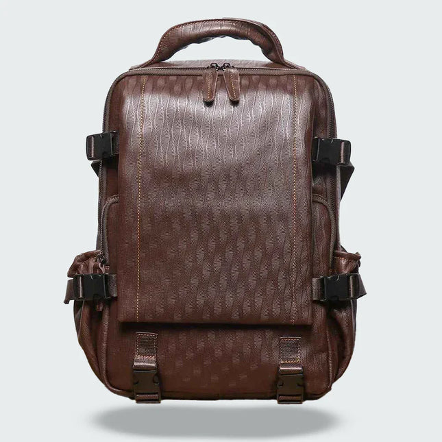 Men's Travel Backpack Premium Leather