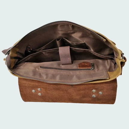 Men's Canvas Messenger Bag Retro Style