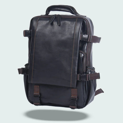 Men's Travel Backpack Premium Leather