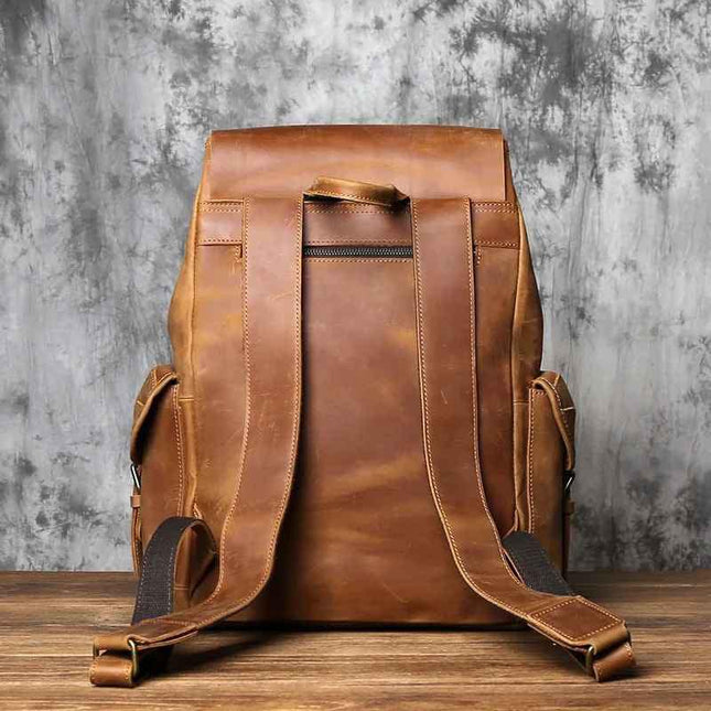 Men's Large Backpack Leather