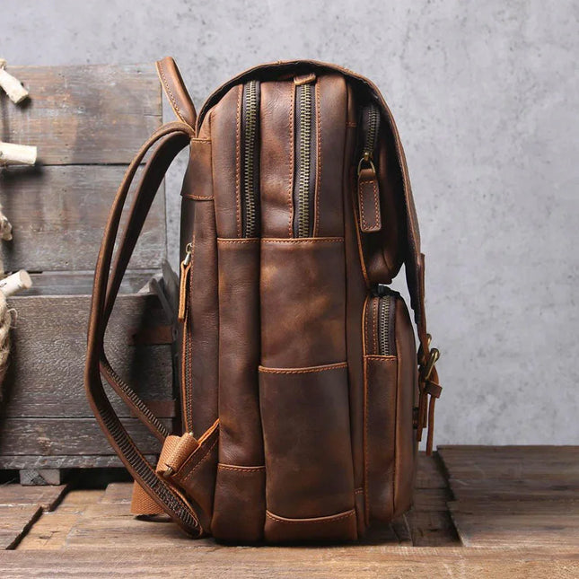 Men's Leather Rucksack Timeless Design