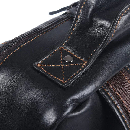Men's Travel Backpack Premium Leather