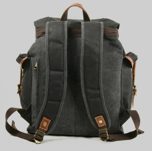 Men's Vintage Canvas Adventure Backpack