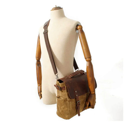 Men's Canvas Messenger Bag Retro Style