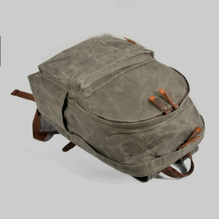 Men's Waterproof Canvas Backpack