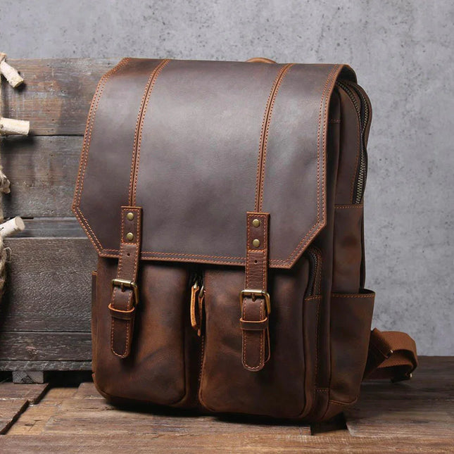 Men's Leather Rucksack Timeless Design