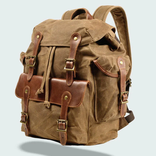 Men's Vintage Canvas Adventure Backpack