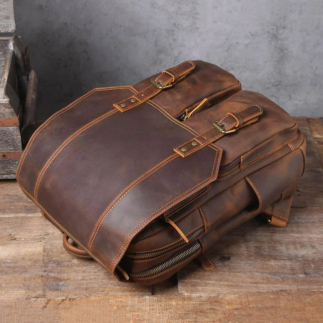 Men's Leather Rucksack Timeless Design
