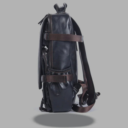 Men's Travel Backpack Premium Leather