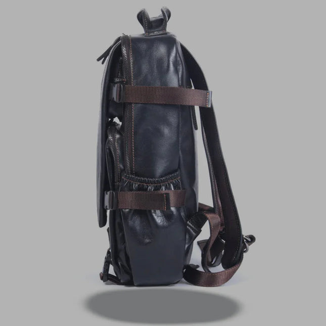 Men's Travel Backpack Premium Leather