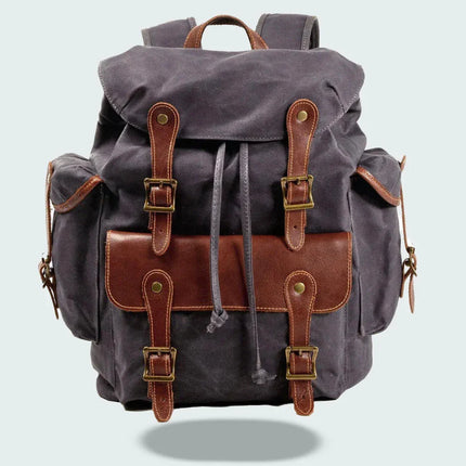 Men's Vintage Canvas Adventure Backpack