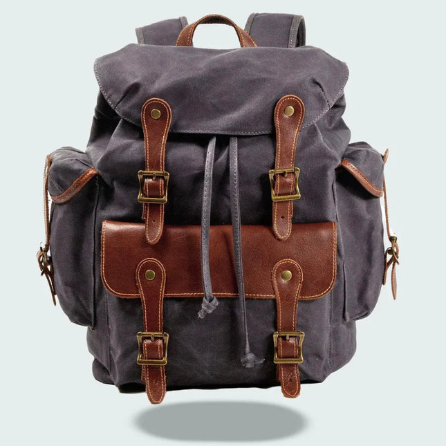 Men's Vintage Canvas Adventure Backpack