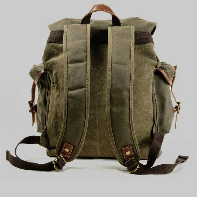 Men's Vintage Canvas Adventure Backpack